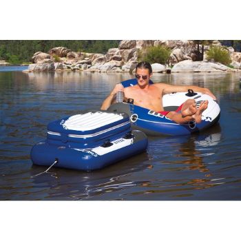 3. Intex Mega Chill II, Inflatable Floating Cooler, 48
