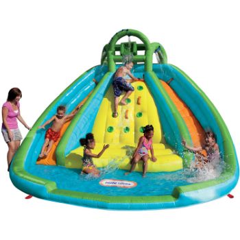 5. Little Tikes Rocky Mountain River Race Inflatable Slide Bouncer