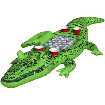 9. GoFloats Giant Party Gator Floating Alligator