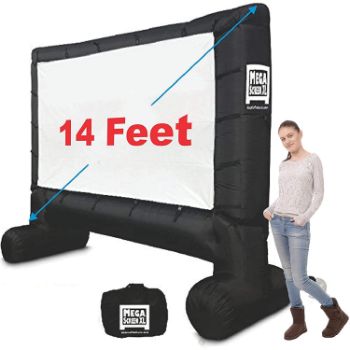2. EasyGo Products 14' Inflatable Mega Movie Screen