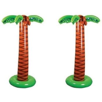 1. Rhode Island Novelty 66 Inch Inflatable Palm Trees, Set of Two
