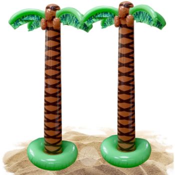 5. Kicko Inflatable Palm Tree 66 Inch Giant Tropical Inflate Party Accessory