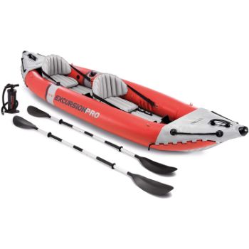 7. Intex Excursion Pro Kayak, Professional Series Inflatable Fishing Kayak