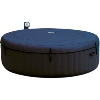 9. Intex Pure Spa Inflatable 6 Person Outdoor Bubble Hot Tub and 2 Seat Inserts