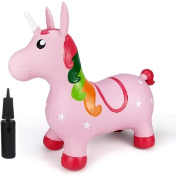 3. Pink Unicorn Hopper, Horse Hopper
