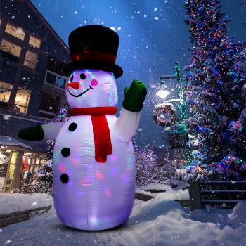 7. UNIFEEL 8ft Airblown Snowman