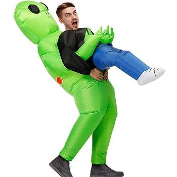 4. MH ZONE Inflatable Alien Costume for Adult Funny Halloween Costumes