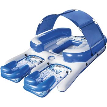 8. Bestway CoolerZ Tropical Breeze III Inflatable 8-Person Floating Island