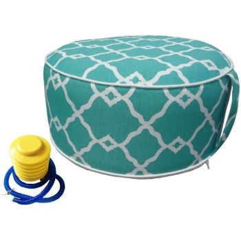 2. Inflatable Ottoman footrest Stool