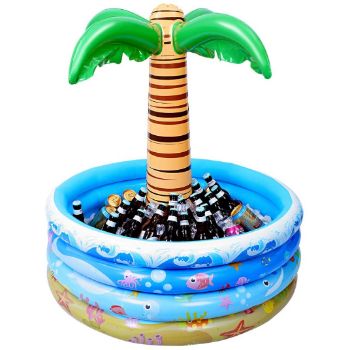 8. Toyvian 37 Inch Big Inflatable Palm Tree Cooler