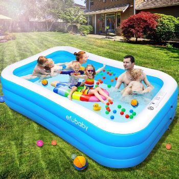 8. efubaby Inflatable Pool, 120