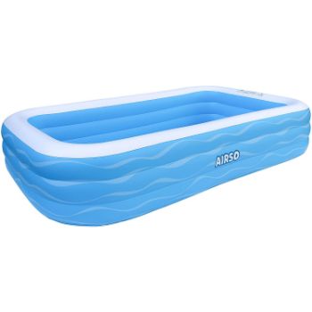 1. AIRSO Inflatable Swimming Pool Family Full-Sized Inflatable Pools