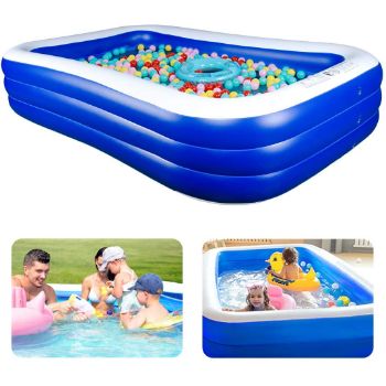 5. Choco Fun Inflatable Pool Kiddie Pool