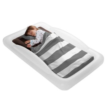 5. The Shrunks Toddler Travel Bed Portable Inflatable Air Mattress Blow Up 