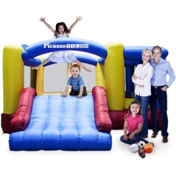 8. PicassoTiles [Upgrade Version] KC102 12x10 Foot Inflatable Bouncer